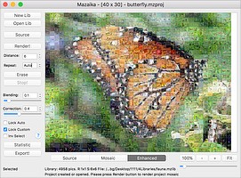 Screenshot of Mazaika's main screen
