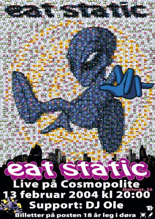 Eat Static - Flyer Mosaic by Otto L. Motzke
