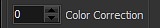 Color Correction Settings.
