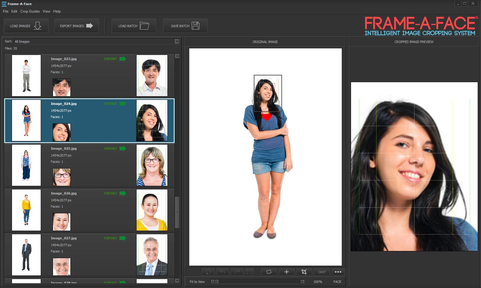 Frame-A-Face - Intelligent Image Cropping System!