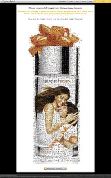 Clinique Happy Moments campaign mosaic