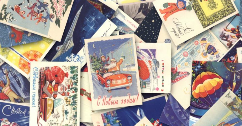 HUGE postcard lot COLLECTION Greetings Folder Christmas Cards 100s