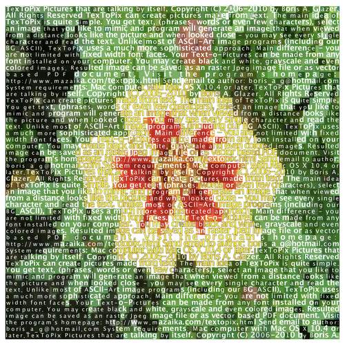 TexToPix - Color image.