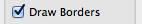 Add Borders Checkbox.