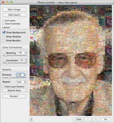 PhotoJumble: Fractal Layers mosaic