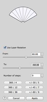 Layer Rotation Setup.