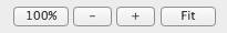 Zoom control buttons.