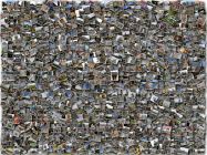Photo Jumble collage. 1500 photos from Italy